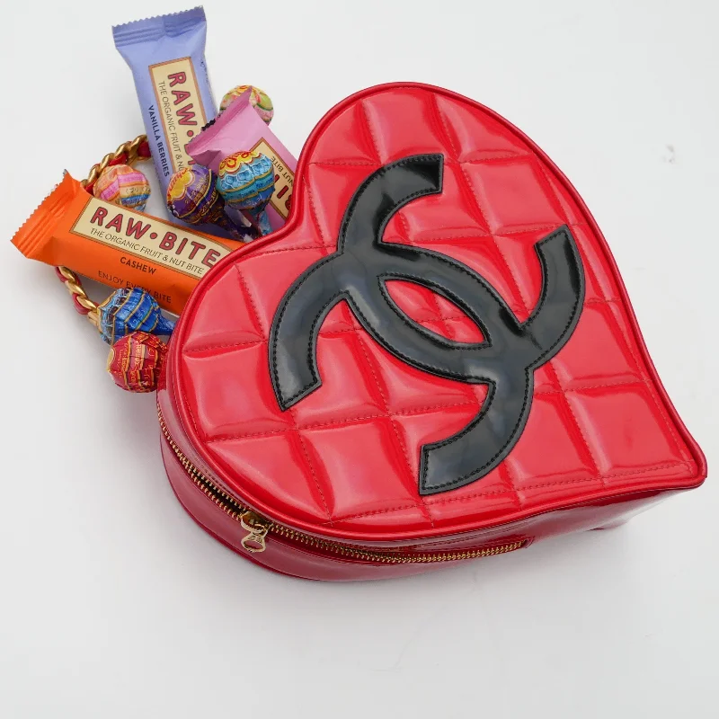 CHANEL * 1995 Heart Vanity Handbag