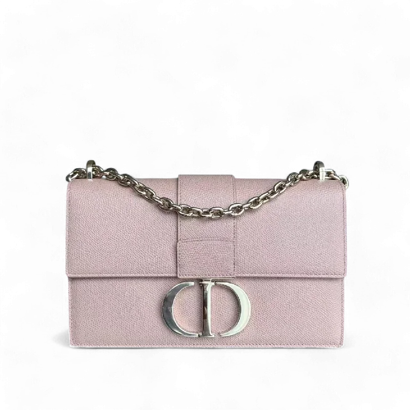 Dior 30 Montaigne Chain Bag - Caviar Grained Calfskin Nude Pink Gold Hardware