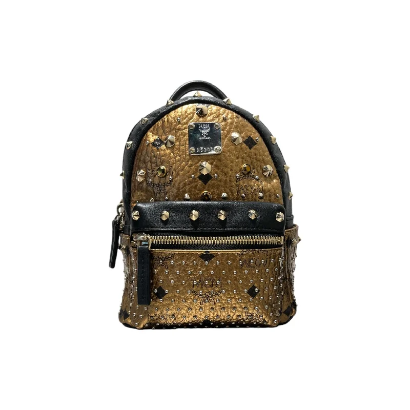 MCM/Backpack/All Over Print/Leather/GLD/X-MINI STARK BEBE BOO