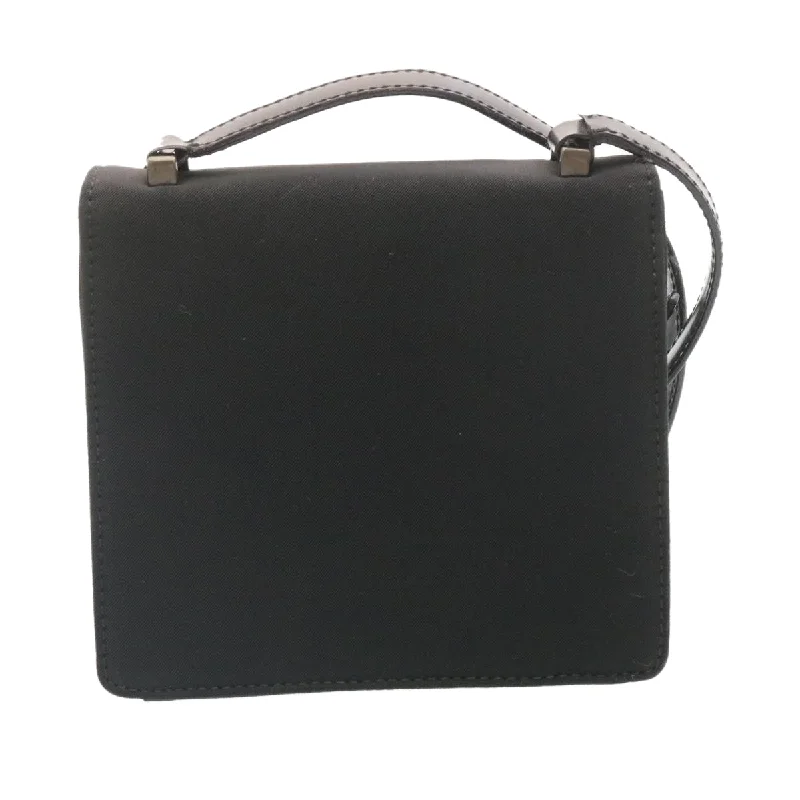 PRADA Shoulder Bag Nylon Black Auth ar6449