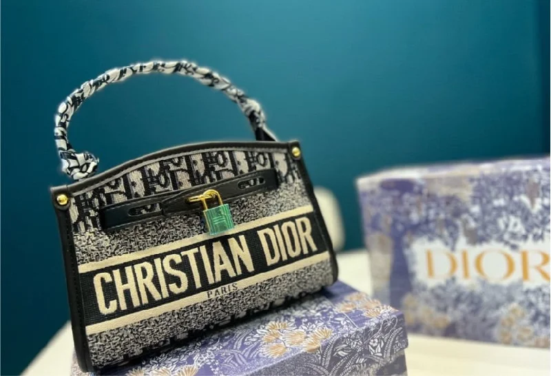 New woman Dior handbag