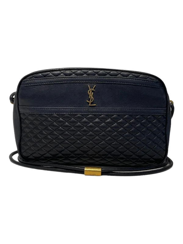 SAINT LAURENT/Cross Body Bag/Leather/NVY/plb648990 0821