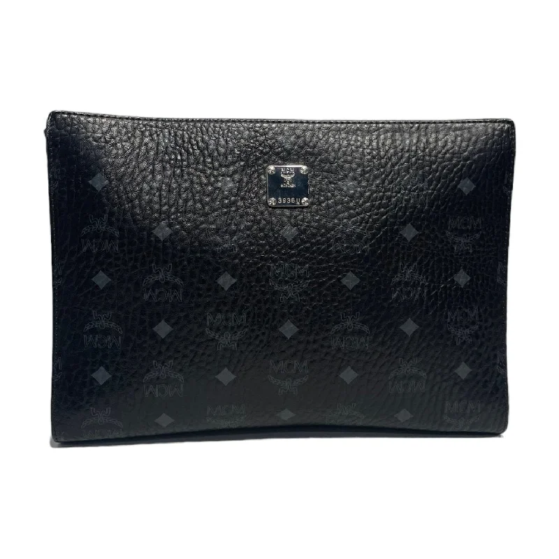 MCM/Clutch Bag/Monogram/Leather/BLK/CLUTCH MONOGRAM 3936U