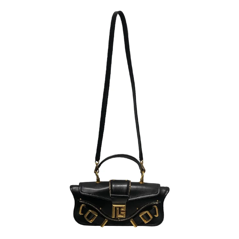 BALMAIN/Hand Bag/Leather/BLK/BALMAIN BLAZE BAGUETTE