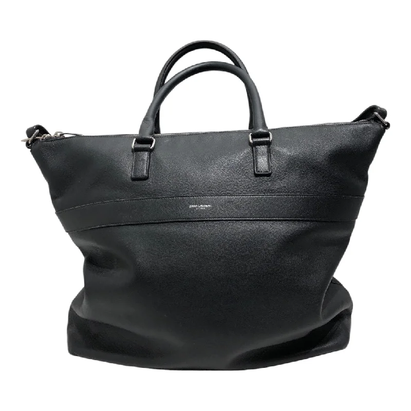 SAINT LAURENT/Tote Bag/Leather/BLK/