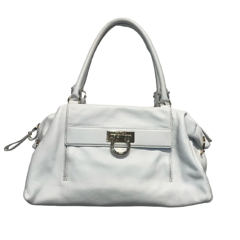 Salvatore Ferragamo/Hand Bag/Leather/WHT/