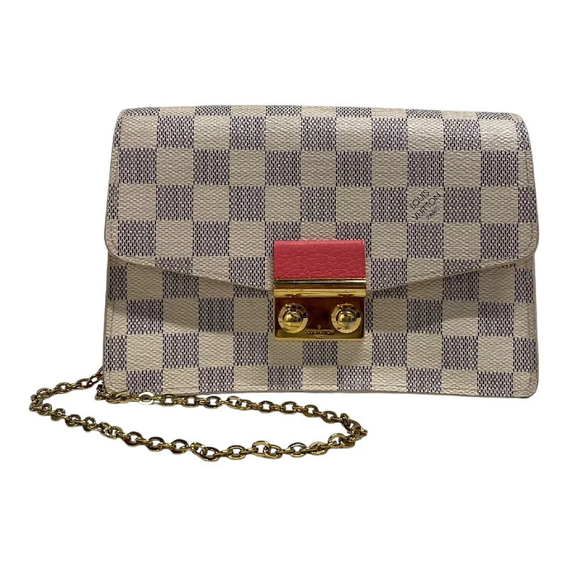 LOUIS VUITTON/Bag/Monogram/Leather/WHT/blue,white,pink