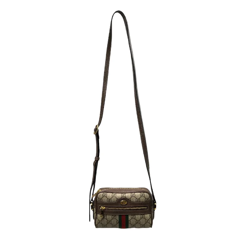 GUCCI/Bag/All Over Print/BRW/OPHIDIA LEATHER BAG