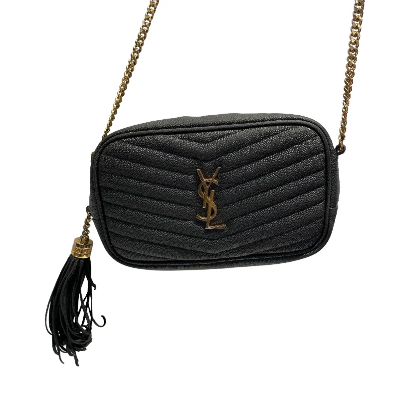 YVES SAINT LAURENT/Cross Body Bag/Leather/BLK/MAL6125791220