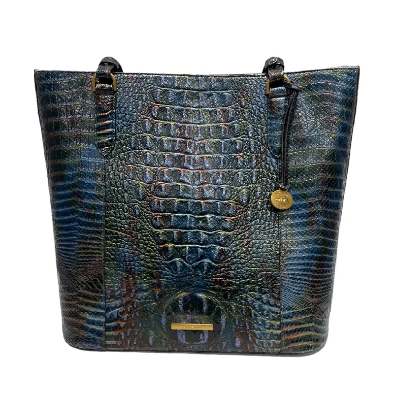 Brahmin/Tote Bag/Animal Pattern/Leather/BLU/ABIGAIL MULTI WESTFIELD