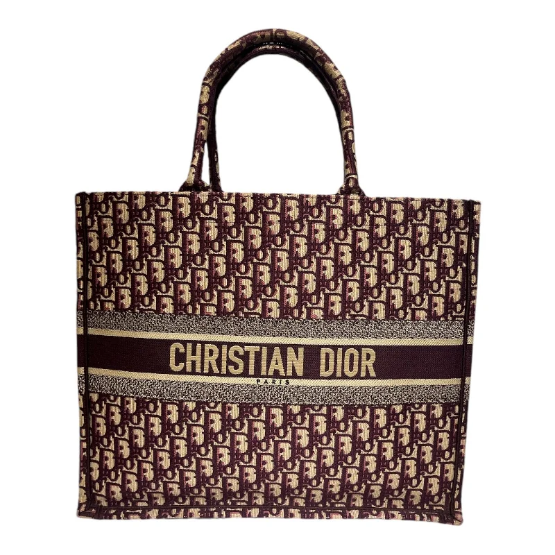 Christian Dior/Tote Bag/Monogram/Cotton/BRD/large book tote