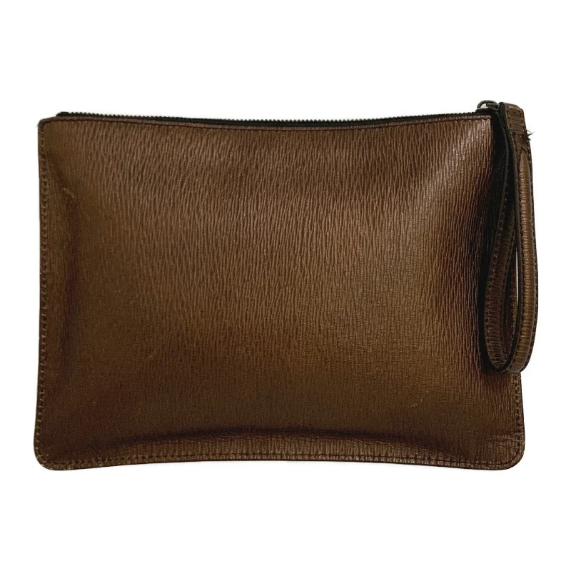 Salvatore Ferragamo/Clutch Bag/Brown/Leather/24A105