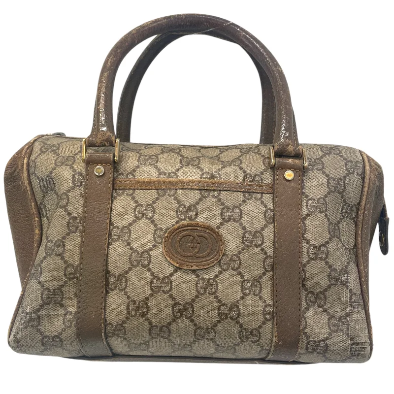 GUCCI/Hand Bag/Monogram/Leather/CML/GG Supreme Canvas